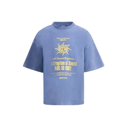 HOLZWEILER Blue Мужская T-рубашка