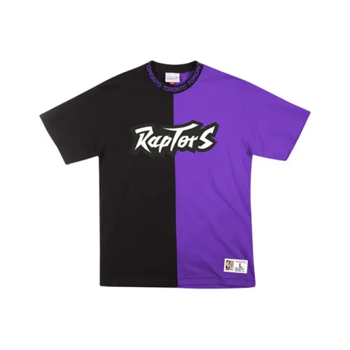 MITCHELL NESS T-Shirt Унисекс Черный Фиолетовый