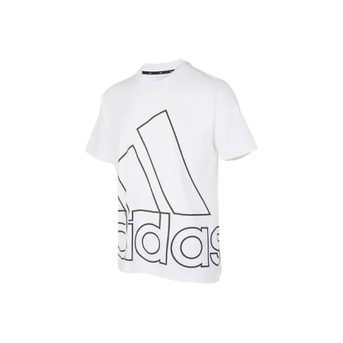 Adidas Белая Унисекс Футболка