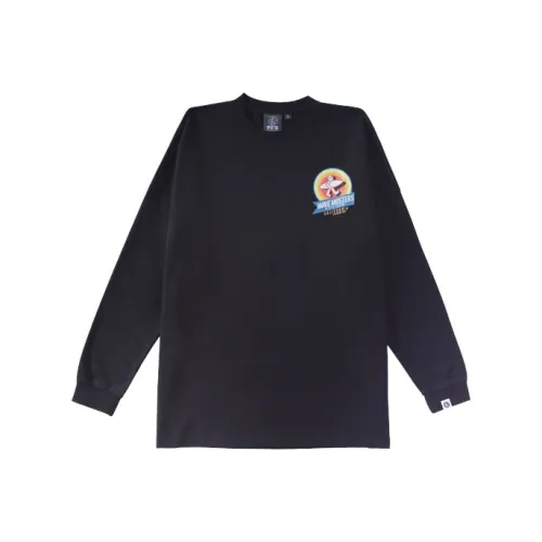 PJ's Vigor Прямой крой Длинный рукав Т-рубашка Унисекс