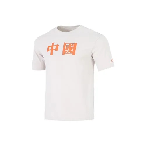 LINING Sports Fashion Collection Экрю Мужская Футболка