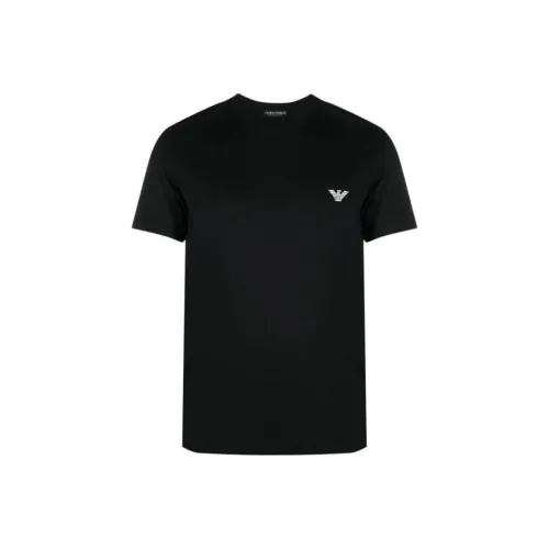 EMPORIO ARMANI SS22 T-Shirt Мужской Черный