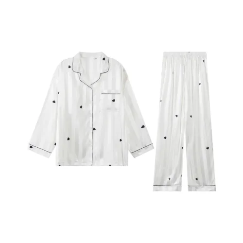 Huggy Kissy Пижамный комплект Женский Белый