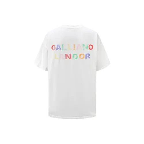 GALLIANO LANDOR FW21 T-Shirt Унисекс Белый