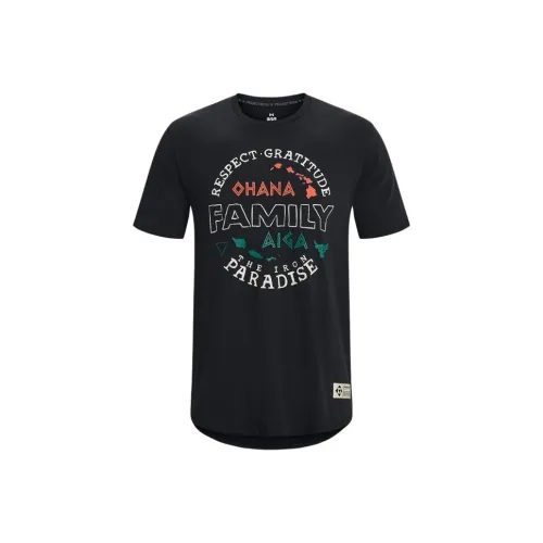 Under Armour T-Shirt Мужской Черный