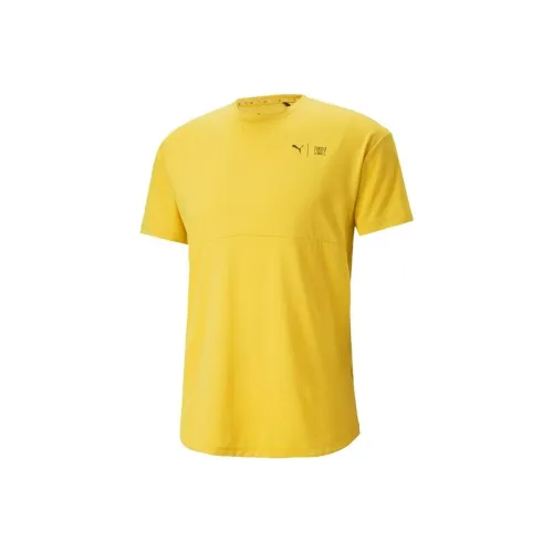PUMA M FIRST MILE COMMERCIAL SS Грушево-желтый Мужские T-рубашки