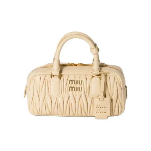 MIU MIU Arcadie series Овчина Одно плечо Сумка Женские Желтый