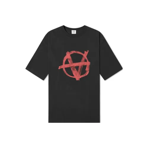 Vetements Черные Мужские T-Рубашки