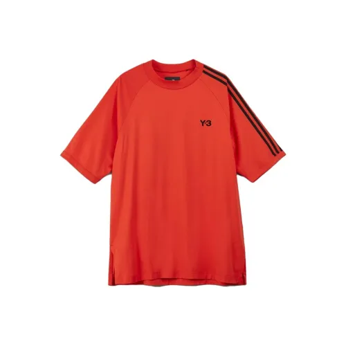 Y 3 Красная Унисекс Футболка