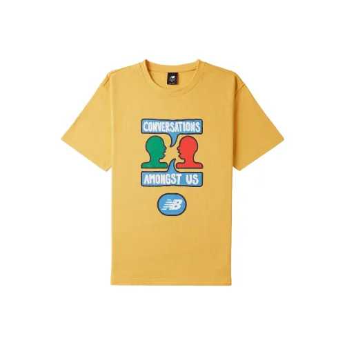 New Balance совместный бренд Conversations Amongst Us Желтый Мужской T-рубашки