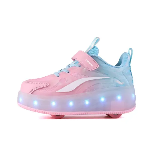 Casillon Устойчивый к истиранию Баланс Поддержка Низкий Топ Повседневный Розовый Детский