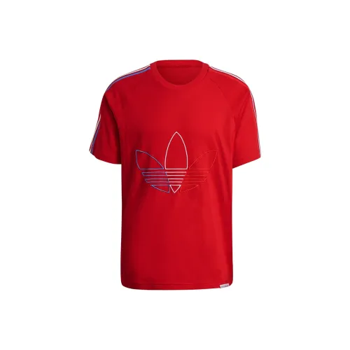 Adidas Originals T-Shirt Мужской Светло-Красный