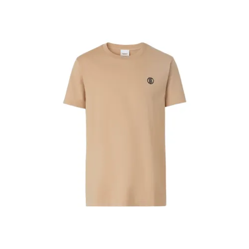 Burberry T-рубашка мужская мягкая рыжевато-коричневая