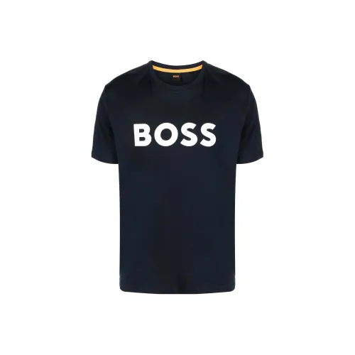 Hugo Boss Ink Синий Мужская T-Рубашка