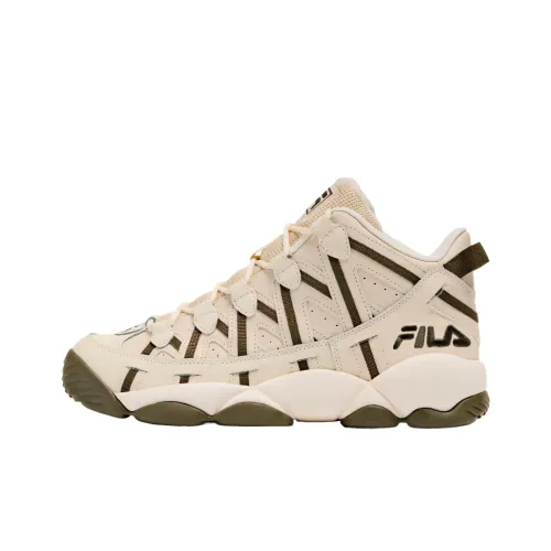 FILA Stackhouse Spaghetti Баскетбольные кроссовки MID Топ Темно-оливковый Мужской
