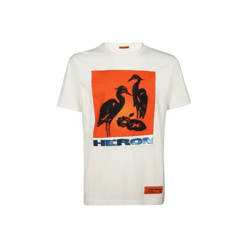 HERON PRESTON Сливочный Мужские Рубашки