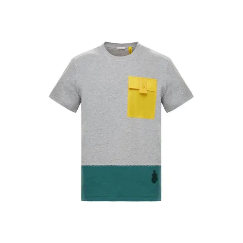 Moncler Серый Мужской T-Рубашки