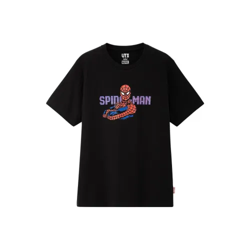 UNIQLO x MANWEI UNIQLO UNIQLO X Marvel Co Брендированная Серия T Рубашка Мужская