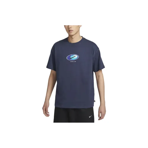 Nike Темно-синие мужские футболки T-Shirt