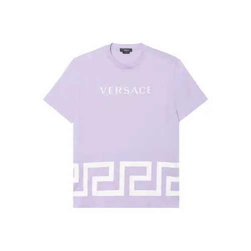 VERSACE Фиолетовые Мужские T-рубашки