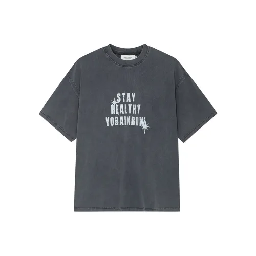 YearnObtainRainbow T-Shirt Унисекс Батик Темно-Серый