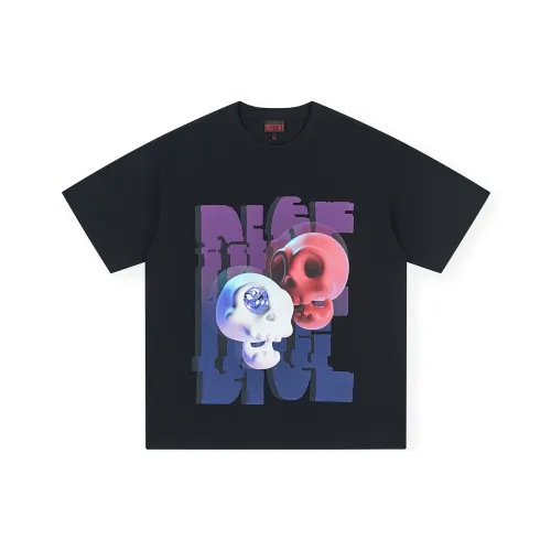 DICETINY Черная унисекс футболка