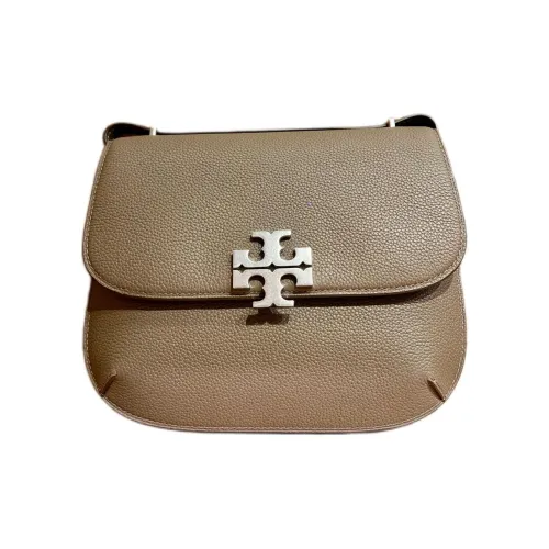 TORY BURCH ELEANOR Кожа Седло Сумка Плечевая Сумка Женская Хаки