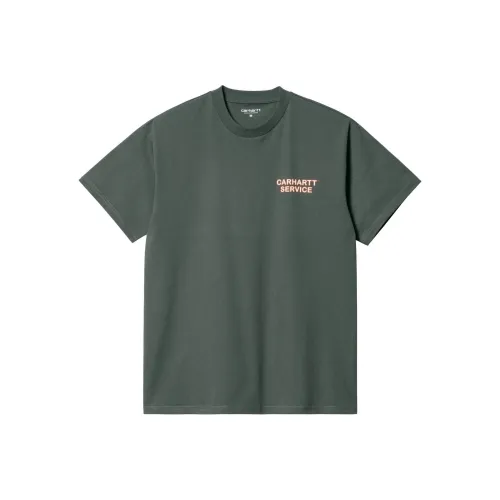 Carhartt WIP Оливково-зеленые Мужские T-рубашки