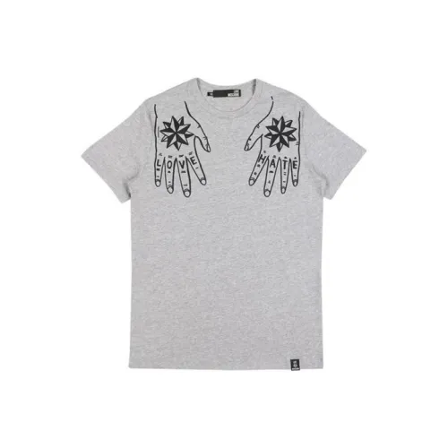 MOSCHINO Серые Мужские T-Рубашки