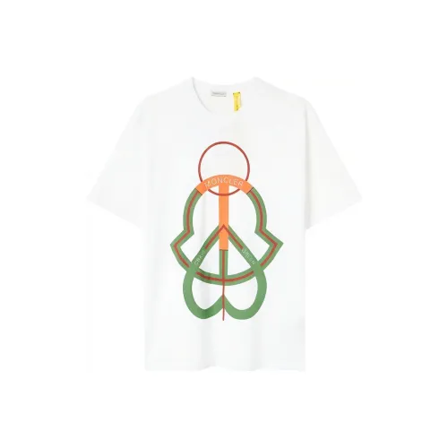 MONCLER SS22 Белый Мужской T-Рубашки