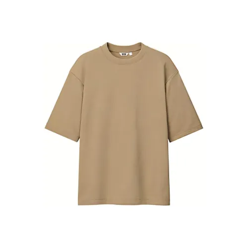 UNIQLO T-Shirt Унисекс Темно-бежевый