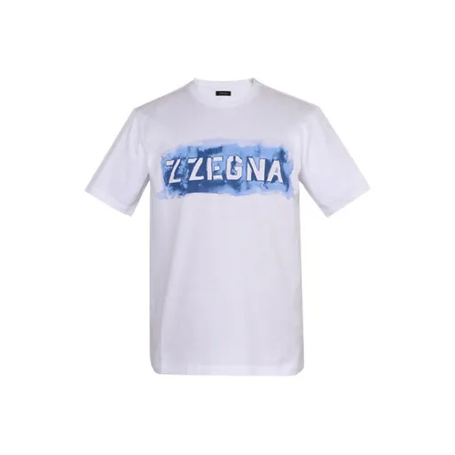 Ermenegildo Zegna Белые Мужские T-рубашки