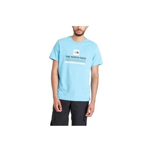 THE NORTH FACE T-Shirt Мужской Небесно-Синий