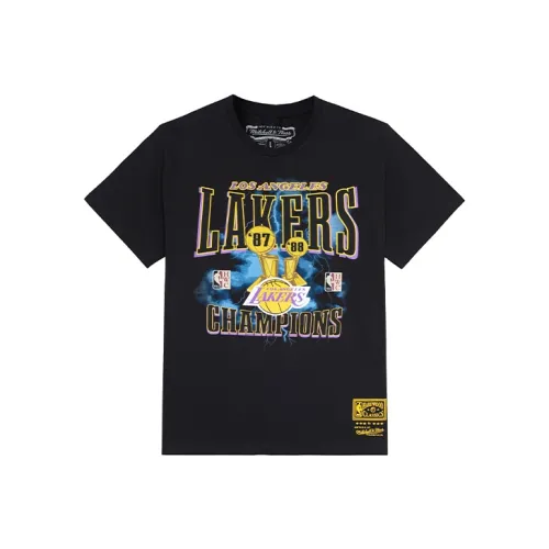 MITCHELL NESS SS22 T-Shirt Унисекс Черный