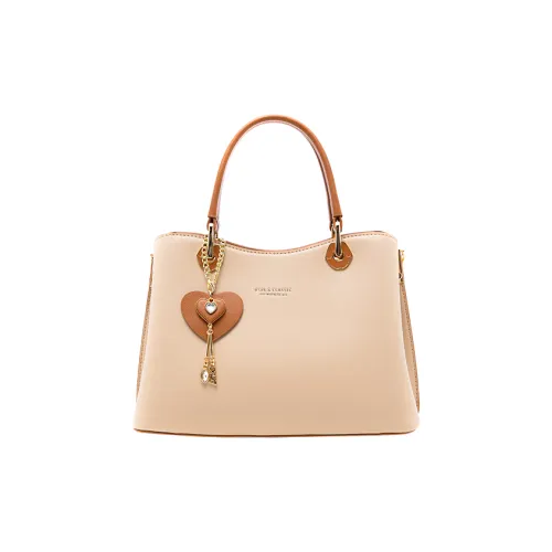 BASA BELA Коровья кожа Сумка Средний Женские Молочно-чайный