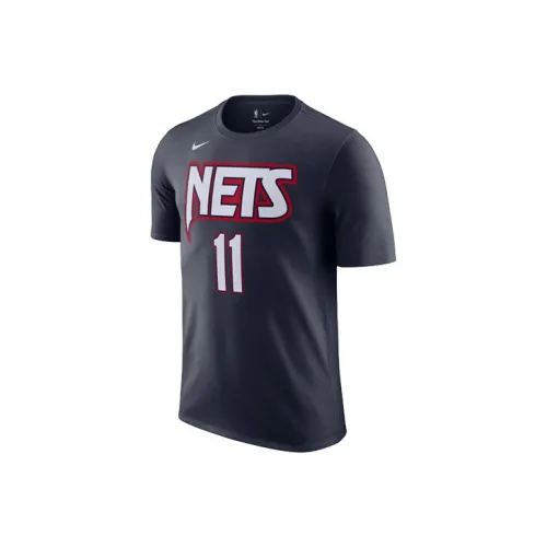 nike Brooklyn Nets T-Shirt Мужская Университетская Темно-синяя