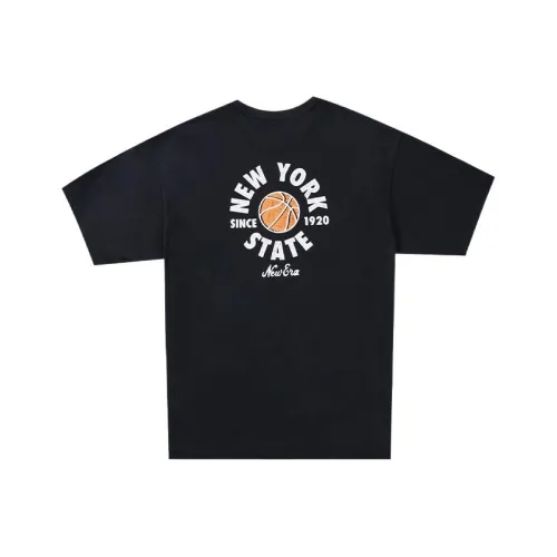 New Era Черная Унисекс Футболка