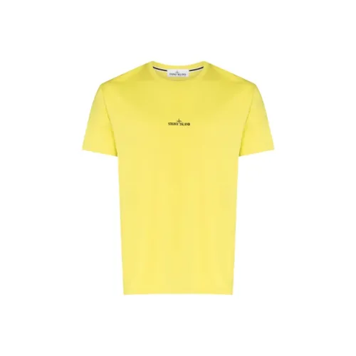 STONE ISLAND SS21 T-Shirt Мужской Желтый