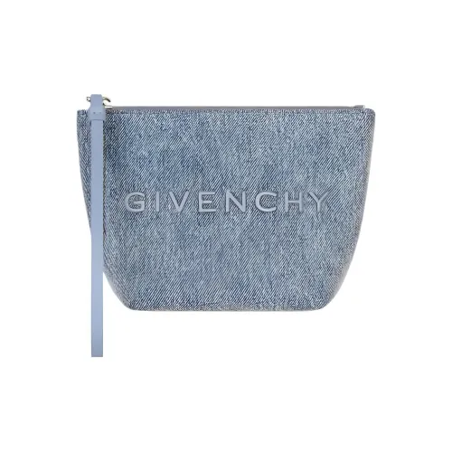 Givenchy Denim Clutch Mini Women's Medium Blue