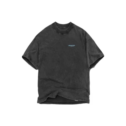 REPRESENT Серый Синий Мужская T-Рубашка