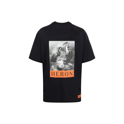 HERON PRESTON Черная Мужская Рубашка