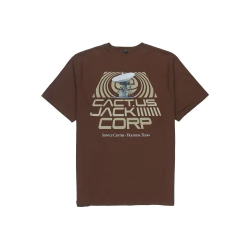 Nike x Travis Scott T-Shirt Азиатская версия Мужская Темно-красная