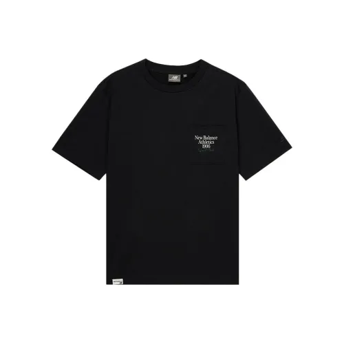 New Balance совместная серия Vintage Sports T-рубашка мужская черная