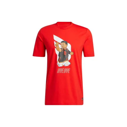 ADIDAS X LEGO T-Shirt Мужской Красный