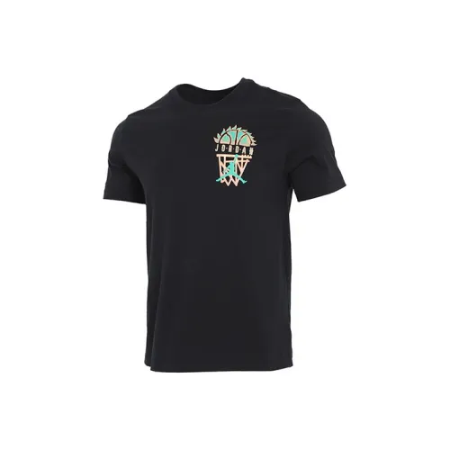 JORDAN Черные Мужские T-Рубашки