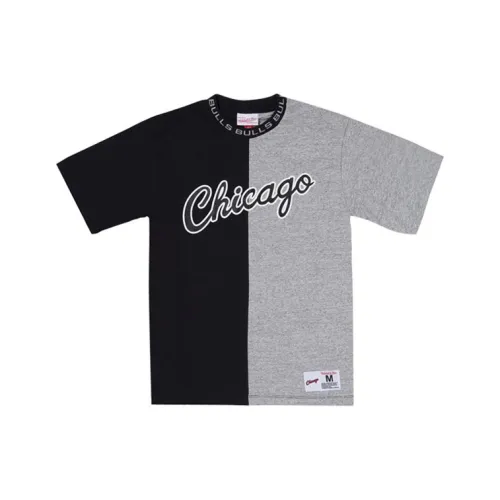 MITCHELL NESS T-Shirt Унисекс Черный Серый