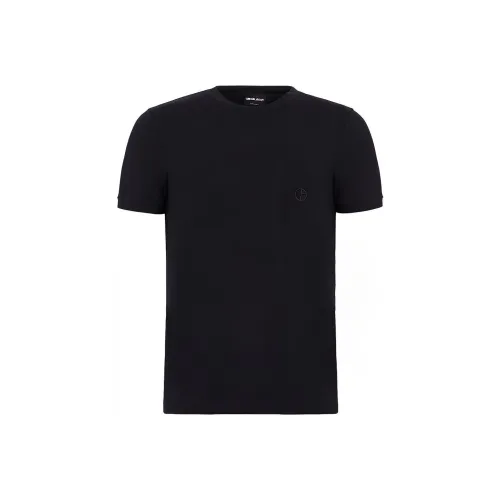 GIORGIO ARMANI Темно-синие мужские футболки T
