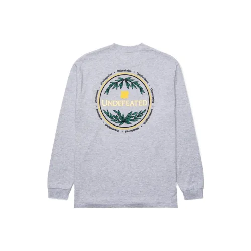 UNDEFEATED FW21 Прямой крой Длинный рукав Т-рубашка Унисекс