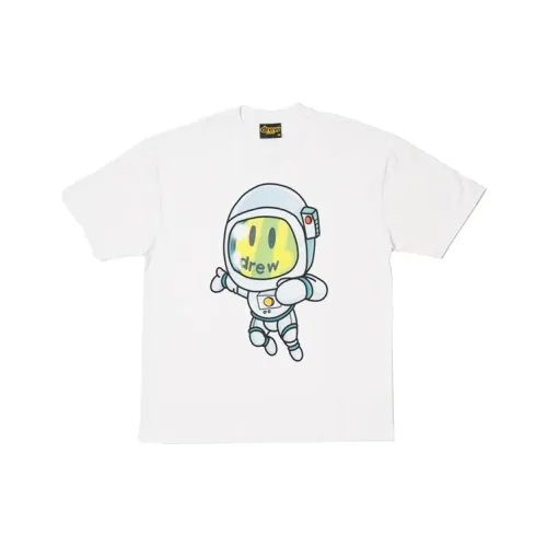 Drew House Smiley Collection Белая Унисекс Футболка