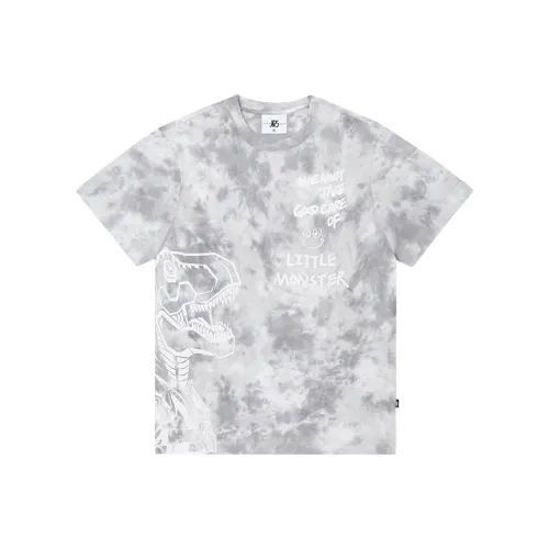 Wild Child Club Monster Print Collection Темно-серая унисекс футболка